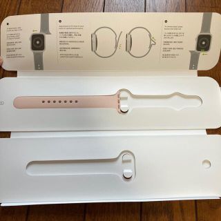 アップルウォッチ(Apple Watch)のアップルウォッチ　純正スポーツバンド(ラバーベルト)