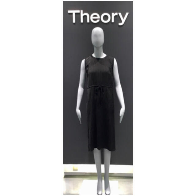 Theory 20SS クルーネック ノースリーブ ワンピース