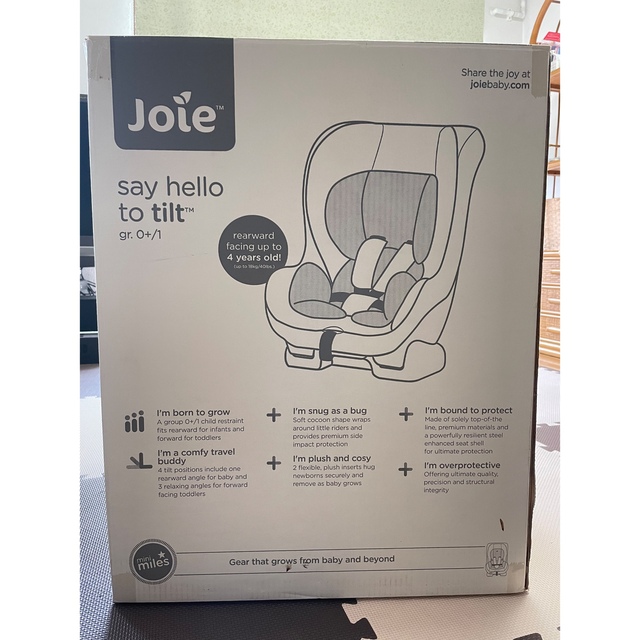 Joie (ベビー用品)(ジョイー)の（専用）チャイルドシート ジョイー（ Joie ） tilt チルト キッズ/ベビー/マタニティの外出/移動用品(自動車用チャイルドシート本体)の商品写真