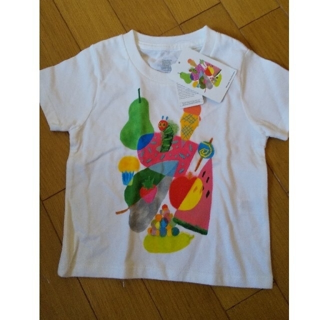 Design Tshirts Store graniph(グラニフ)のはらぺこあおむし Graniph M中古 90新品 セット キッズ/ベビー/マタニティのキッズ服男の子用(90cm~)(Tシャツ/カットソー)の商品写真