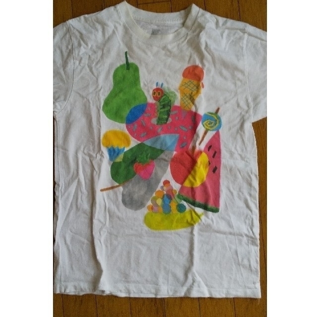 Design Tshirts Store graniph(グラニフ)のはらぺこあおむし Graniph M中古 90新品 セット キッズ/ベビー/マタニティのキッズ服男の子用(90cm~)(Tシャツ/カットソー)の商品写真
