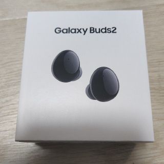 サムスン(SAMSUNG)のSAMSUNG ワイヤレスイヤホン GALAXY BUDS2 BLACK(ヘッドフォン/イヤフォン)