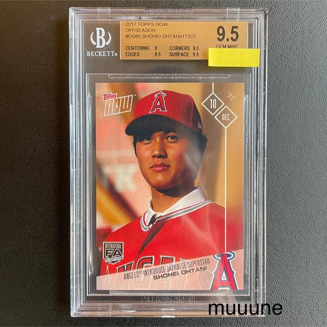 速くおよび自由な 大谷翔平 topps OS-80 PSA10 OS-80 psa10 PSA鑑定