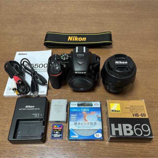 美品 Nikon ニコンD5500 レンズキットカメラ