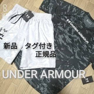 アンダーアーマー(UNDER ARMOUR)の新品　アンダーアーマー　メンズ　上下セット　XLサイズ　半袖　夏　ハーフパンツ(その他)