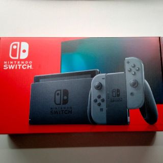 ニンテンドースイッチ(Nintendo Switch)の美品 Nintendo Switch JOY-CON(L) (R) グレー(家庭用ゲーム機本体)