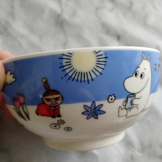 MOOMIN(ムーミン)の新品☆ムーミン☆茶碗＆お皿2点セット インテリア/住まい/日用品のキッチン/食器(食器)の商品写真