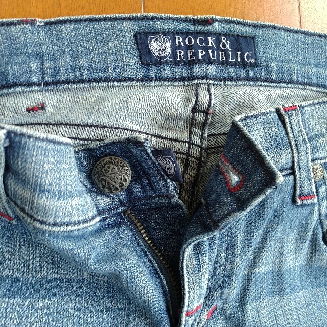 Rock & Republic(ロックアンドリパブリック)のRock＆Republic　26 ブルーデニム　美品 レディースのパンツ(デニム/ジーンズ)の商品写真