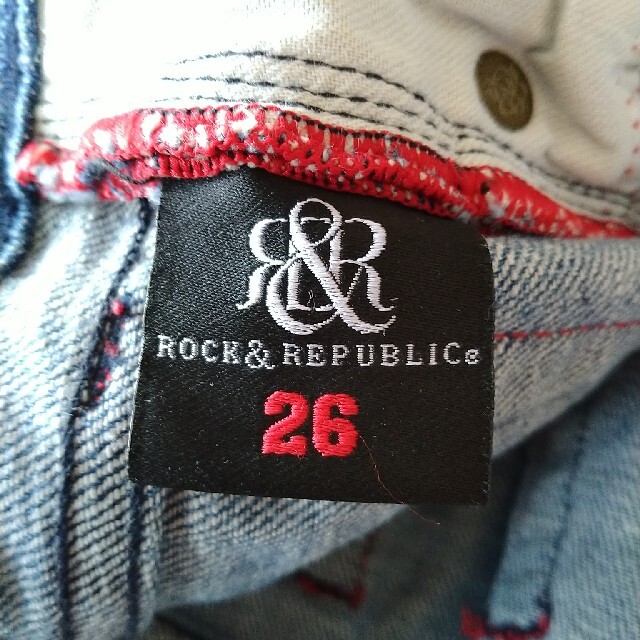 Rock & Republic(ロックアンドリパブリック)のRock＆Republic　26 ブルーデニム　美品 レディースのパンツ(デニム/ジーンズ)の商品写真