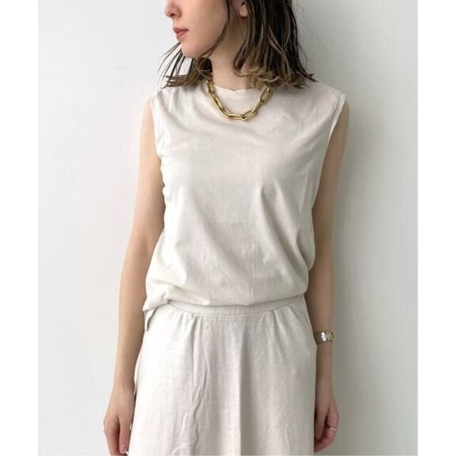 L'Appartement DEUXIEME CLASSE(アパルトモンドゥーズィエムクラス)のタグ付き未使用【GREY CHORD/グレイコード】NoSleeve TOP レディースのトップス(Tシャツ(半袖/袖なし))の商品写真