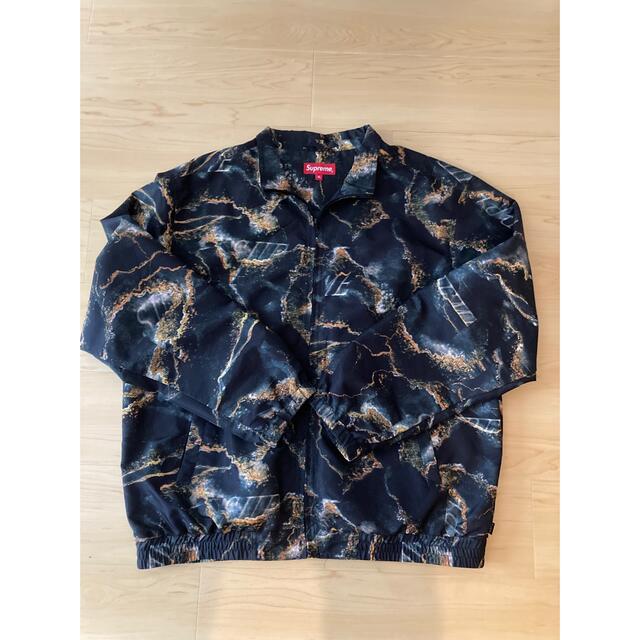 Supreme Marble Track Jacket Black XL