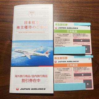 ジャル(ニホンコウクウ)(JAL(日本航空))のJAL 日本航空 株主優待 2枚セット 株主優待のご案内付き(その他)