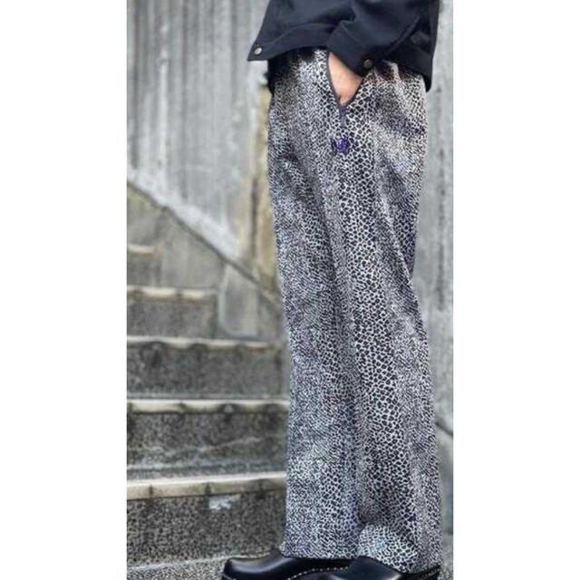 Needles TRACK PANTS POLY SMOOTH パイソン柄 L 若者の大愛商品 www