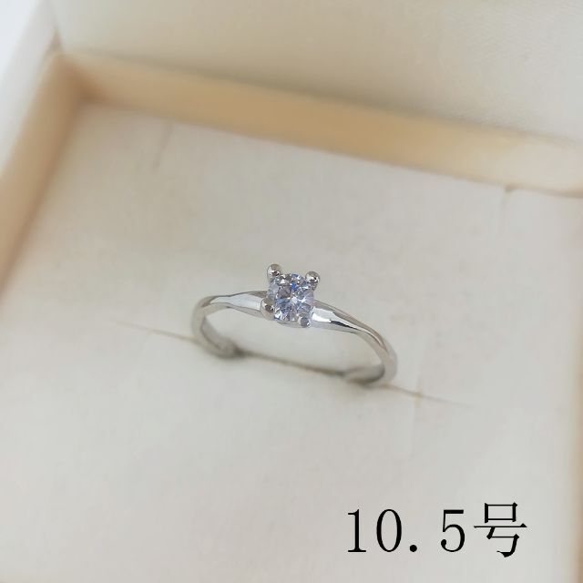 tt10044閉店セール10.5号リング細身優雅リングジルコニアリング レディースのアクセサリー(リング(指輪))の商品写真