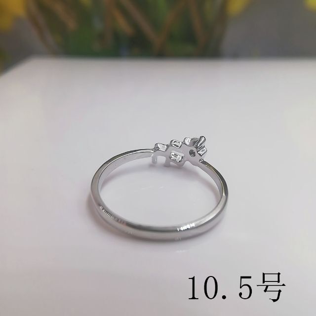 tt10045閉店セール10.5号リング一粒石czダイヤモンドリング レディースのアクセサリー(リング(指輪))の商品写真