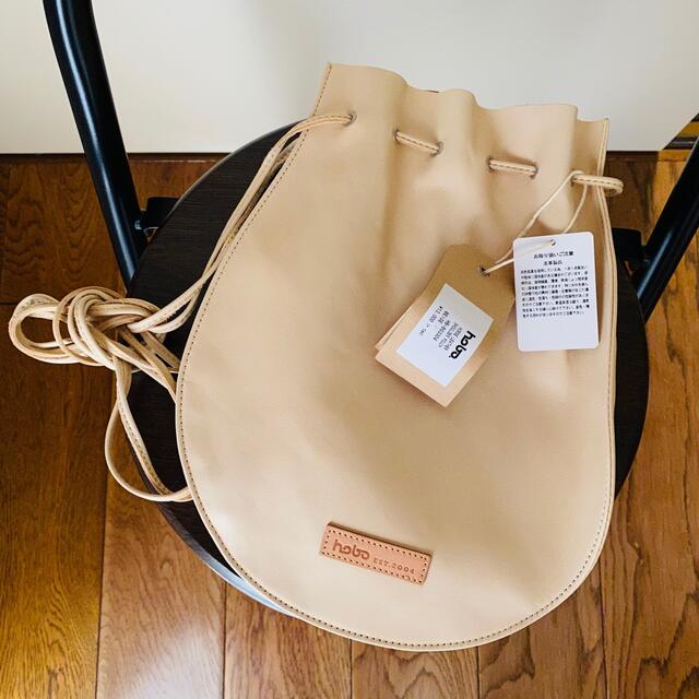 hobo(ホーボー)の【hobo】ホーボー  ホースレザー ショルダーポーチ 巾着(新品) メンズのバッグ(ショルダーバッグ)の商品写真