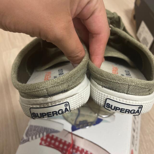 SUPERGA(スペルガ)のスペルガ＆ローズバッドコラボスニーカー カーキ色 レディースの靴/シューズ(スニーカー)の商品写真