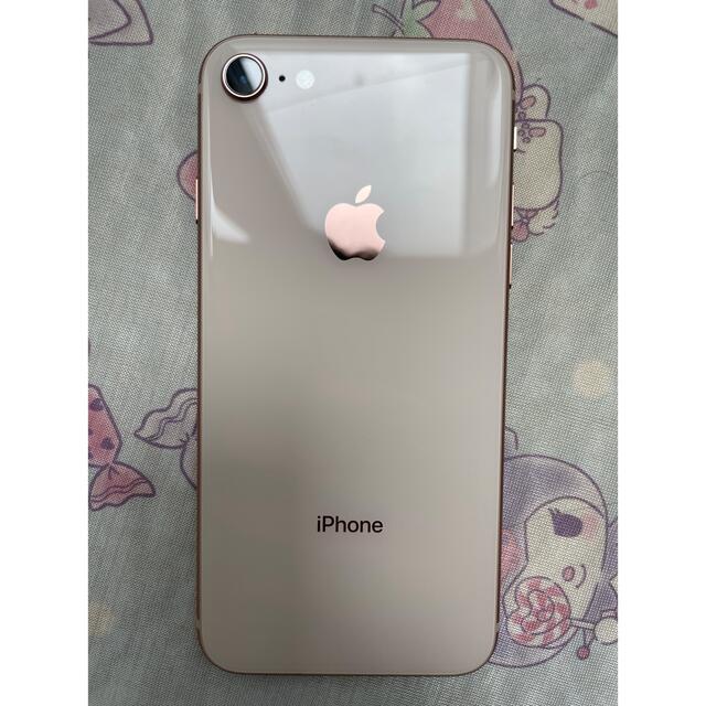 【美品】【バッテリー100%】iPhone8 256GB ゴールド SIMフリー