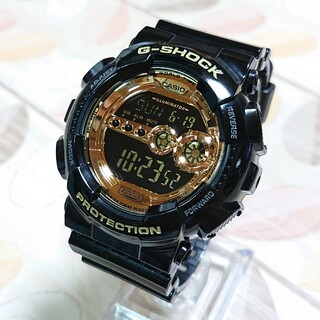 ジーショック(G-SHOCK)の超美品【CASIO／G-SHOCK】デジタル 腕時計 GD-100GB-1JF(腕時計(デジタル))