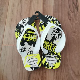 ハワイアナス(havaianas)の新品　ハワイアナス　キッズ　19 19.5　ビーサン　男の子(サンダル)