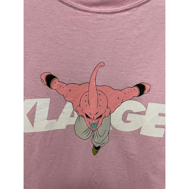 ドラゴンボール(ドラゴンボール)の美中古 Lサイズ XLARGE ドラゴンボールコラボ 魔神ブー ピンク メンズのトップス(Tシャツ/カットソー(半袖/袖なし))の商品写真