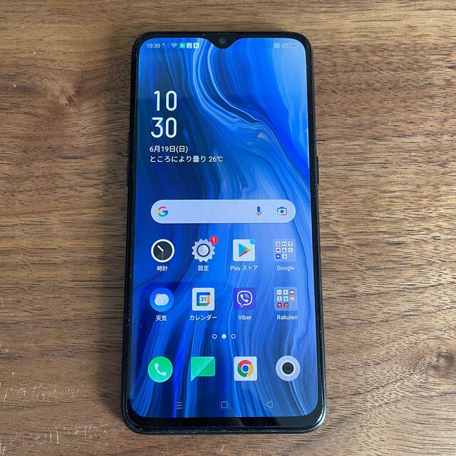 OPPO Reno A 128G モバイル　simフリースマートフォン本体