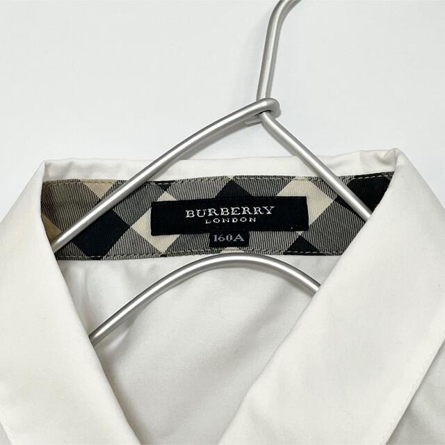 BURBERRY(バーバリー)のBURBERRY LONDON ブラウス　160  白　きちんと感　英国　ロゴ キッズ/ベビー/マタニティのキッズ服女の子用(90cm~)(ブラウス)の商品写真