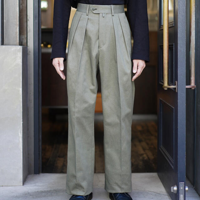 NEAT 70's US BAKER｜WIDE - Khaki メンズのパンツ(スラックス)の商品写真