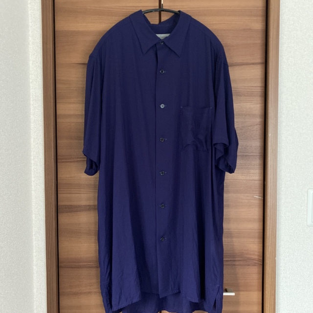 新作 Yohji Yamamoto 22SS 半袖ブラウス