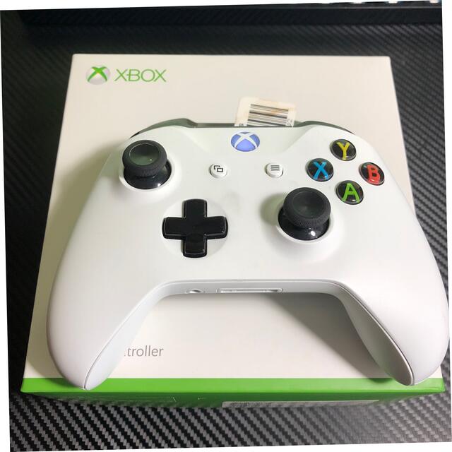 【中古】Xbox One ワイヤレスコントローラー (ホワイト) エンタメ/ホビーのゲームソフト/ゲーム機本体(その他)の商品写真
