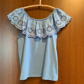 ザラキッズ(ZARA KIDS)のZARA KIDS 青カットソー134cm(Tシャツ/カットソー)