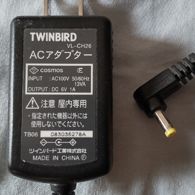 TWINBIRD(ツインバード)のツインバード ACアダプター スマホ/家電/カメラのオーディオ機器(ポータブルプレーヤー)の商品写真