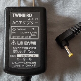 ツインバード(TWINBIRD)のツインバード ACアダプター(ポータブルプレーヤー)