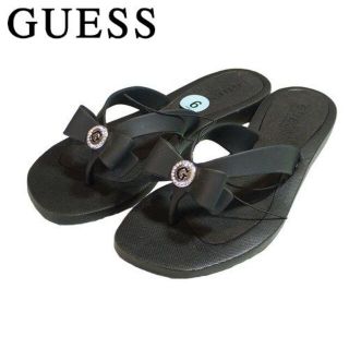 ゲス(GUESS)の即発送 日本未発売【GUESS】サンダル 黒 手元に在庫あり(サンダル)