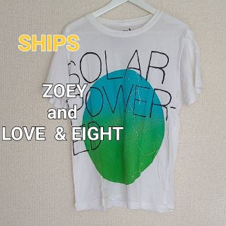 シップス(SHIPS)のSHIPS購入 ZOEY and LOVE &EIGHTプリントT シャツ(Tシャツ/カットソー(半袖/袖なし))