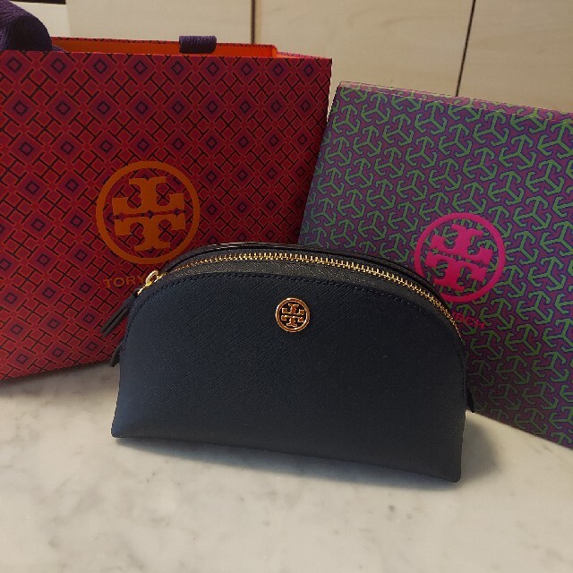 Tory Burch　ポーチ　ネイビー　未使用