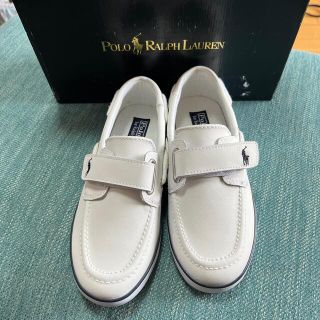 ポロラルフローレン(POLO RALPH LAUREN)のラグ様専用POLOラルフローレンの白の靴 size20cm(ローファー)