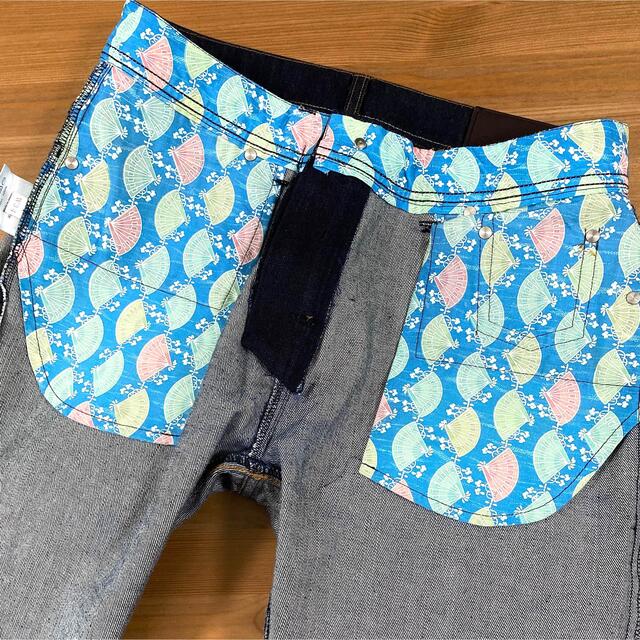 ☆ほぼ未使用☆ Kimono Casual キモノカジュアル 着物デニムパンツの ...