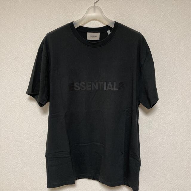 F.O.G Essentials Black T-Shirt ラバーロゴ