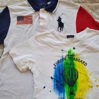 ポロラルフローレン(POLO RALPH LAUREN)の二枚セット☆ラルフローレン+ベベ　150サイズ(Tシャツ/カットソー)