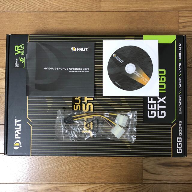 Palit GeForce GTX 1060 Super JetStream  スマホ/家電/カメラのPC/タブレット(PCパーツ)の商品写真