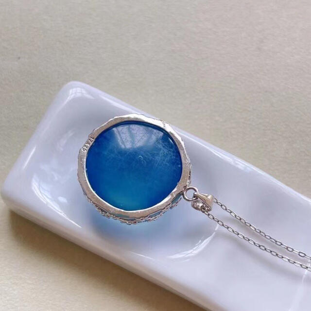 ⭐︎【高級】天然 アクアマリン ネックレス s925 11.7g ⭐︎【高級】天然 アクアマリン ネックレス s925 11.7g