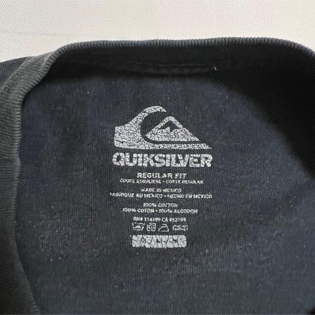 QUIKSILVER(クイックシルバー)のQuicksilver クイックシルバー　半袖　USA スノボ　Hawaii 黒 メンズのトップス(Tシャツ/カットソー(半袖/袖なし))の商品写真