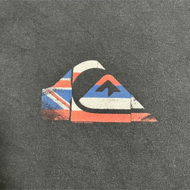 QUIKSILVER(クイックシルバー)のQuicksilver クイックシルバー　半袖　USA スノボ　Hawaii 黒 メンズのトップス(Tシャツ/カットソー(半袖/袖なし))の商品写真