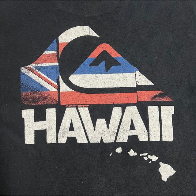 QUIKSILVER(クイックシルバー)のQuicksilver クイックシルバー　半袖　USA スノボ　Hawaii 黒 メンズのトップス(Tシャツ/カットソー(半袖/袖なし))の商品写真
