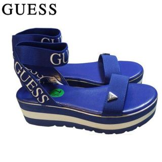 ゲス(GUESS)の即発送 日本未発売【GUESS】サンダル 青 手元に在庫あり(サンダル)