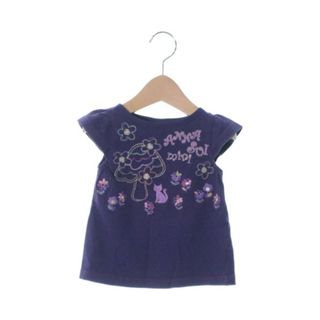 アナスイミニ(ANNA SUI mini)のANNA SUI mini アナスイミニ Tシャツ・カットソー 100 紫 【古着】【中古】(Tシャツ/カットソー)