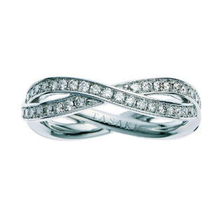 タサキ(TASAKI)のタサキ フルエタニティリング ダイヤモンド プラチナ 指輪(リング(指輪))