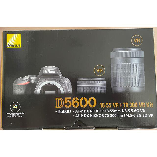 完品】NIKON ニコン D5600 ダブルズームキット ハイスペック一眼