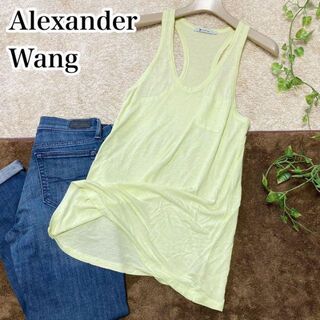 アレキサンダーワン(Alexander Wang)のアレキサンダーワン♡タンクトップ レモンイエロー レディース XS(タンクトップ)